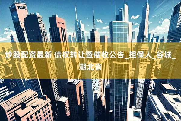 炒股配资最新 债权转让暨催收公告_担保人_谷城_湖北省