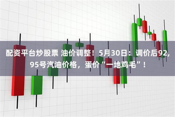 配资平台炒股票 油价调整！5月30日：调价后92,95号汽油价格，蛋价“一地鸡毛”！